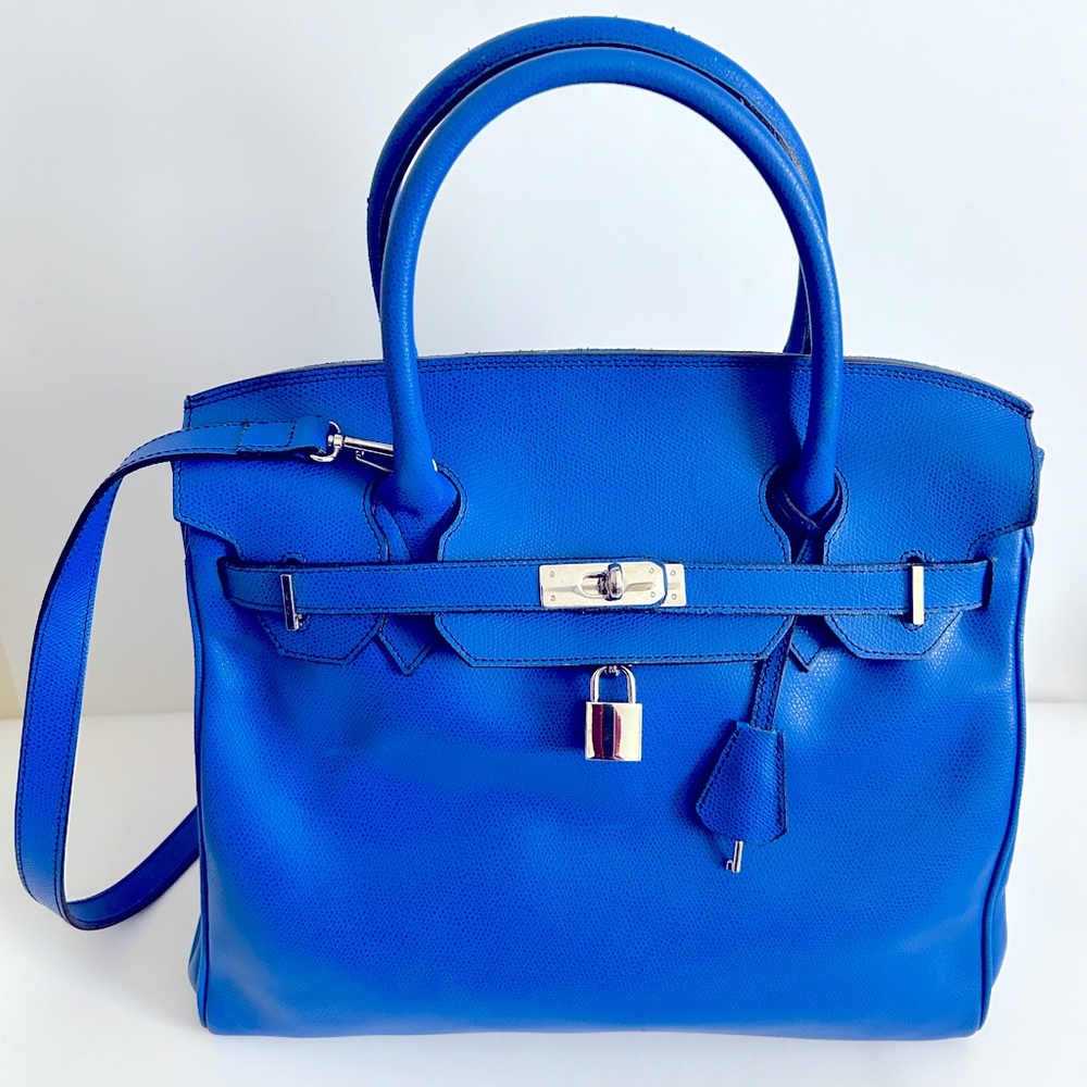 Electric Blue Handbag - Excellent